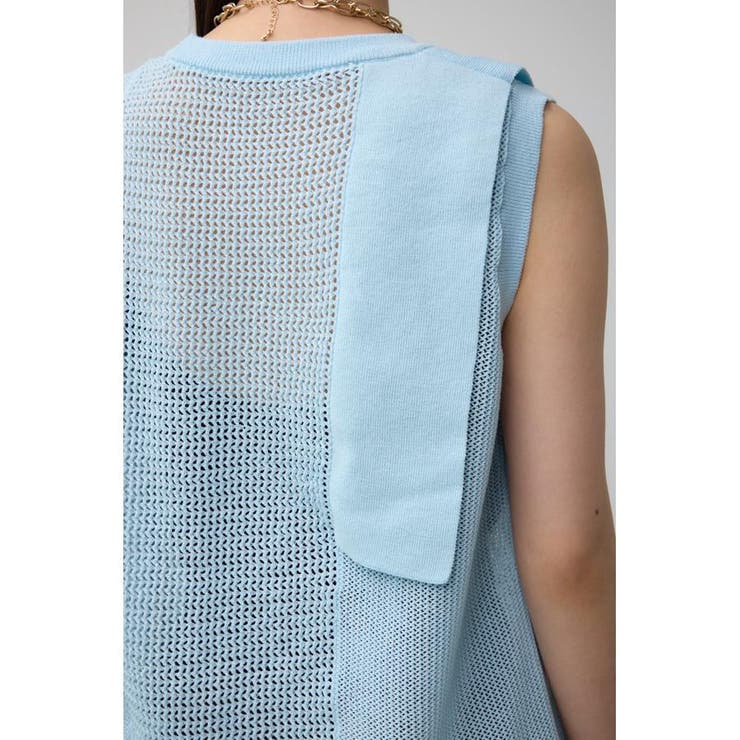 メッシュコンビニットタンク | AZUL BY MOUSSY | 詳細画像30
