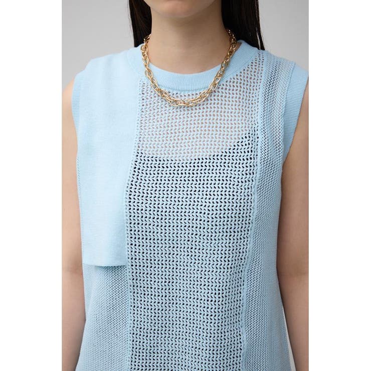 メッシュコンビニットタンク | AZUL BY MOUSSY | 詳細画像31