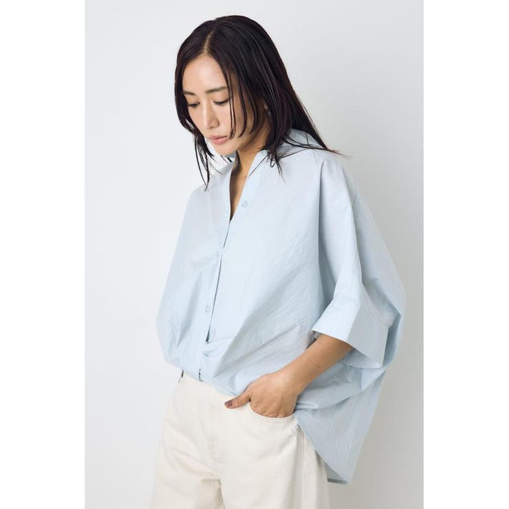 フロントタック半袖ドルマンブラウス | AZUL BY MOUSSY | 詳細画像19 