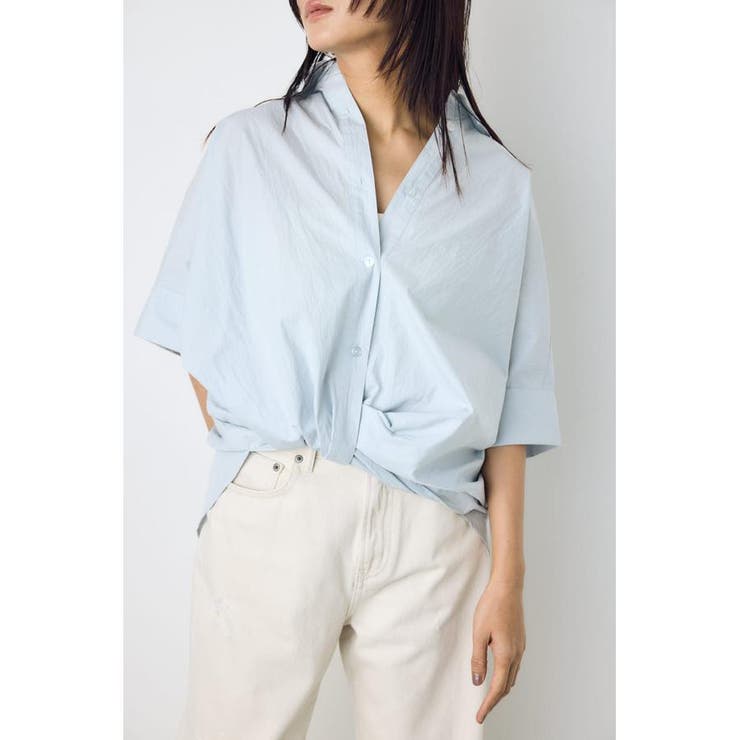 フロントタック半袖ドルマンブラウス | AZUL BY MOUSSY | 詳細画像20 