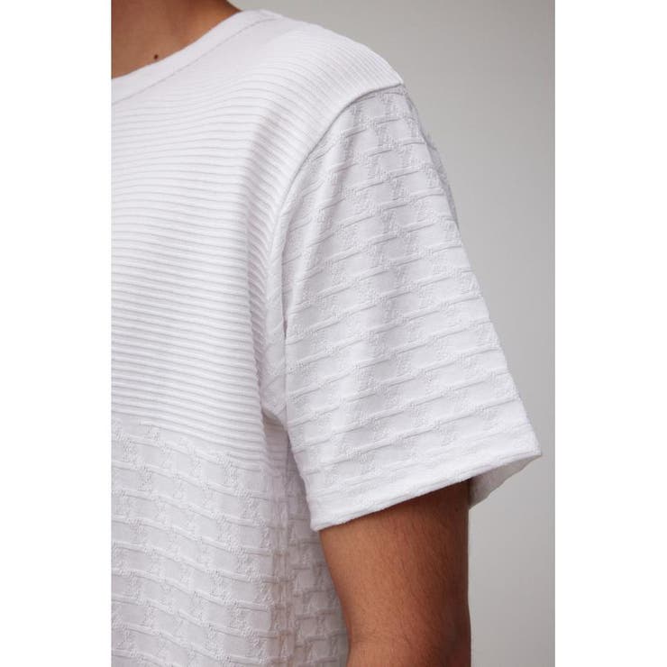 柄切替クルーネックTシャツ[品番：AZLW0021030]｜AZUL BY MOUSSY