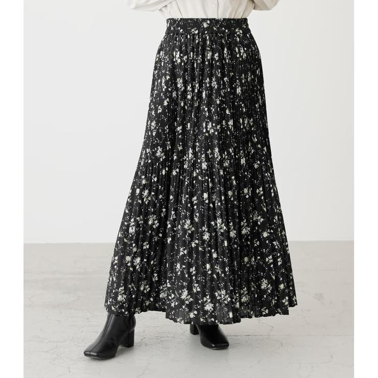 FLOWER PLEATS SKIRT[品番：AZLW0018301]｜AZUL BY MOUSSY（アズール