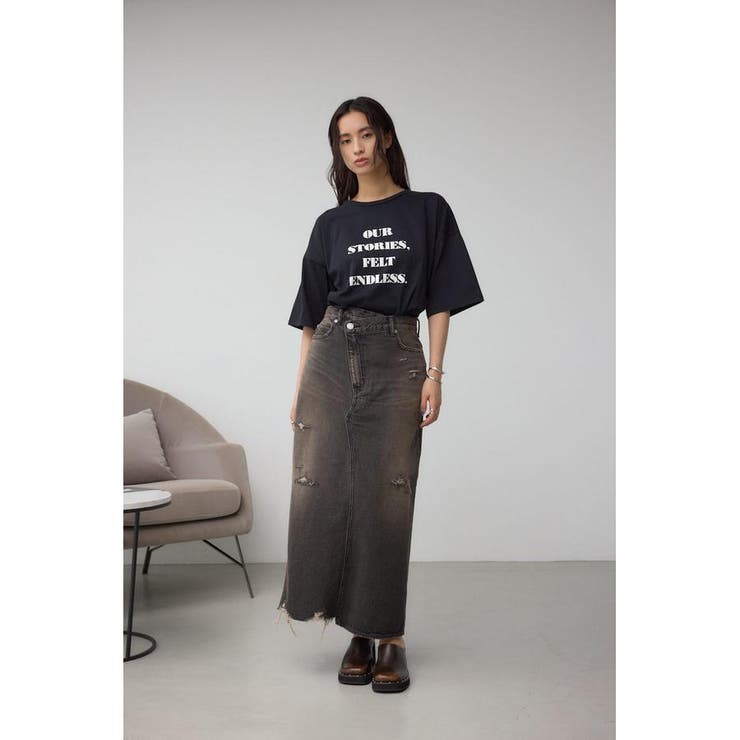 C/T冷感ラウンドヘムTシャツ | AZUL BY MOUSSY | 詳細画像14 