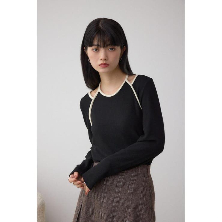 ホルターレイヤードトップス | AZUL BY MOUSSY | 詳細画像14 