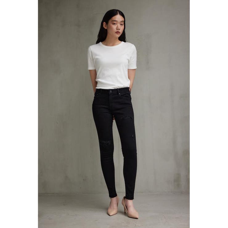 AZUL DENIM/リペアスキニーデニム | AZUL BY MOUSSY | 詳細画像3 