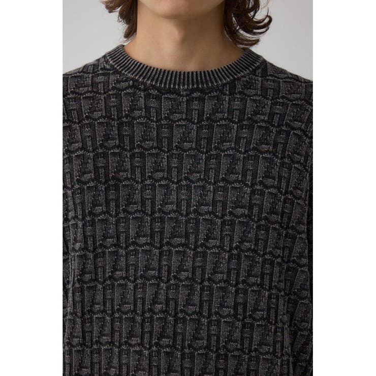 ヴィンテージライクジャガードニット | AZUL BY MOUSSY | 詳細画像8 