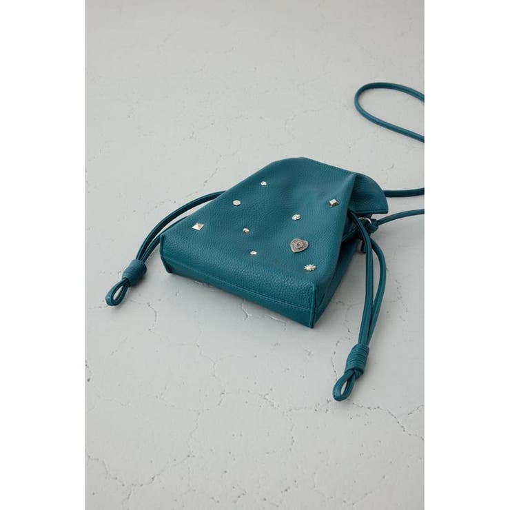 モチーフスタッズドローストリングバッグ | AZUL BY MOUSSY | 詳細画像22 