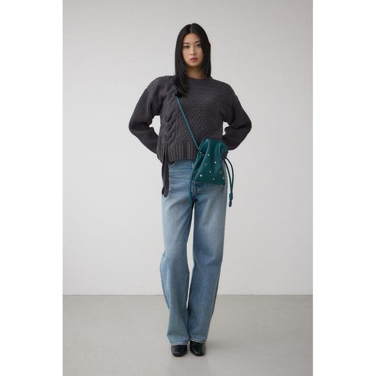 モチーフスタッズドローストリングバッグ | AZUL BY MOUSSY | 詳細画像15 