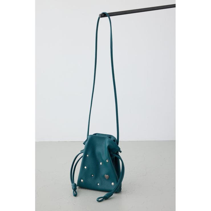 モチーフスタッズドローストリングバッグ | AZUL BY MOUSSY | 詳細画像15 