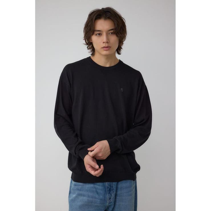 格上げ コンフォータブルクルーネックニット | AZUL BY MOUSSY | 詳細画像15 