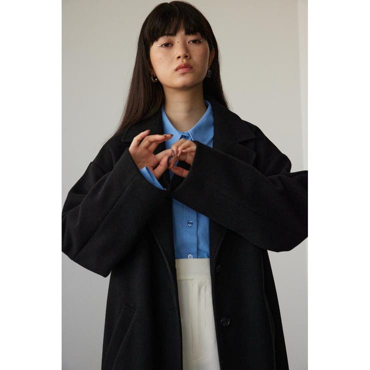 AZUL(アズール) ウォッシャブルシングルチェスターロングコート ウォッシャブルシングルチェスターロングコート｜WOMEN