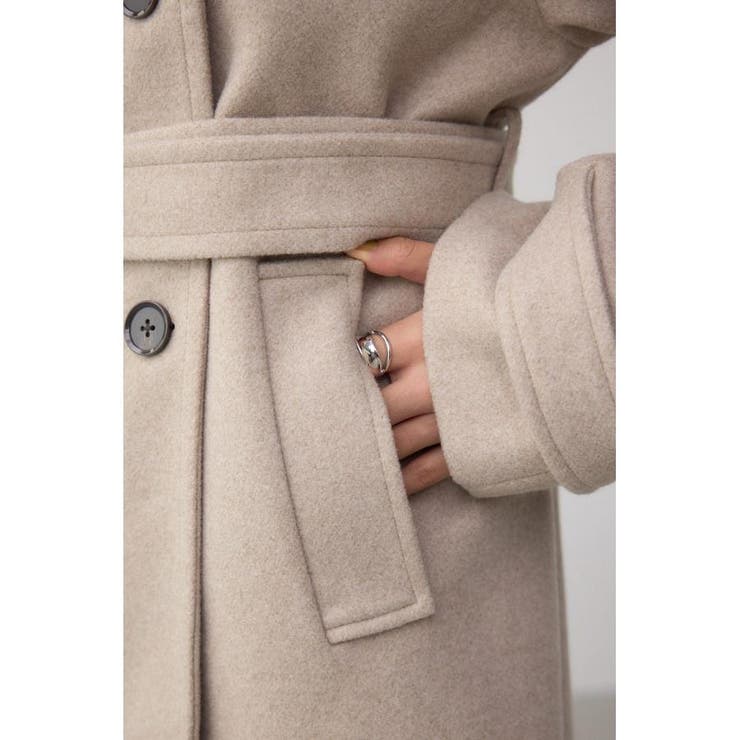 B-HEATスタンドカラーミドルコート | AZUL BY MOUSSY | 詳細画像26 