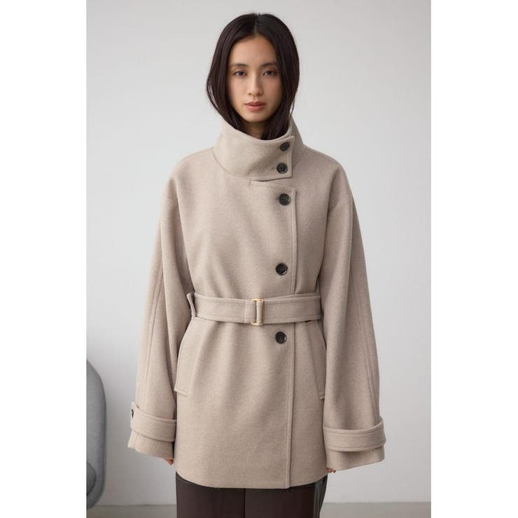 B-HEATスタンドカラーミドルコート | AZUL BY MOUSSY | 詳細画像20 