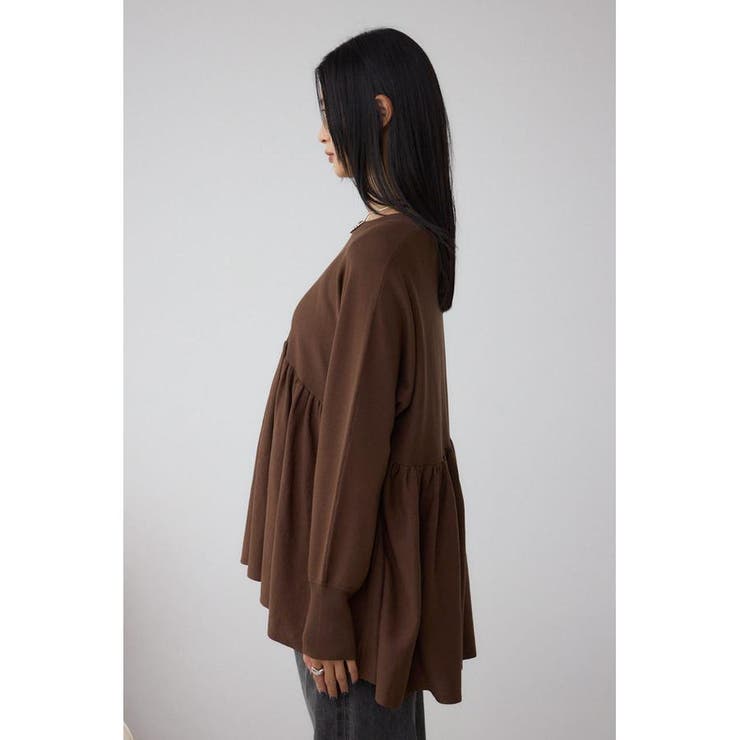 ペプラムデザインニットトップス | AZUL BY MOUSSY | 詳細画像16 