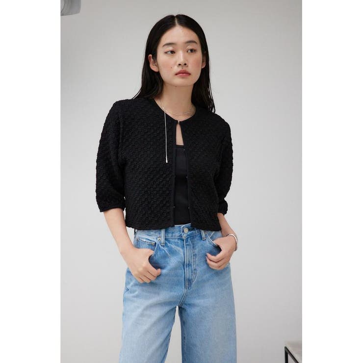 ポップコーンカットカーディガン | AZUL BY MOUSSY | 詳細画像13 