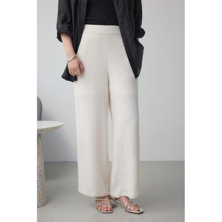 IVOY3 | プリーツリラックスワイドパンツ | AZUL BY MOUSSY