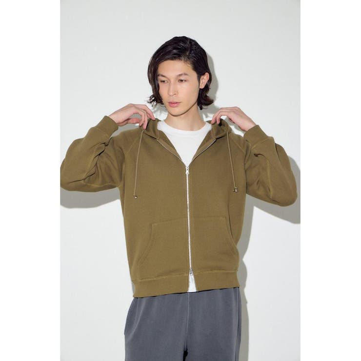 裏毛ジップアップパーカー | AZUL BY MOUSSY | 詳細画像31 