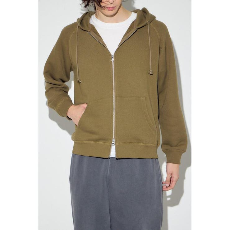 D/KHA3 | 裏毛ジップアップパーカー | AZUL BY MOUSSY