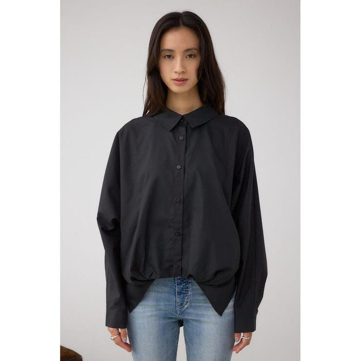 タックヘム長袖コクーンシャツ | AZUL BY MOUSSY | 詳細画像14 