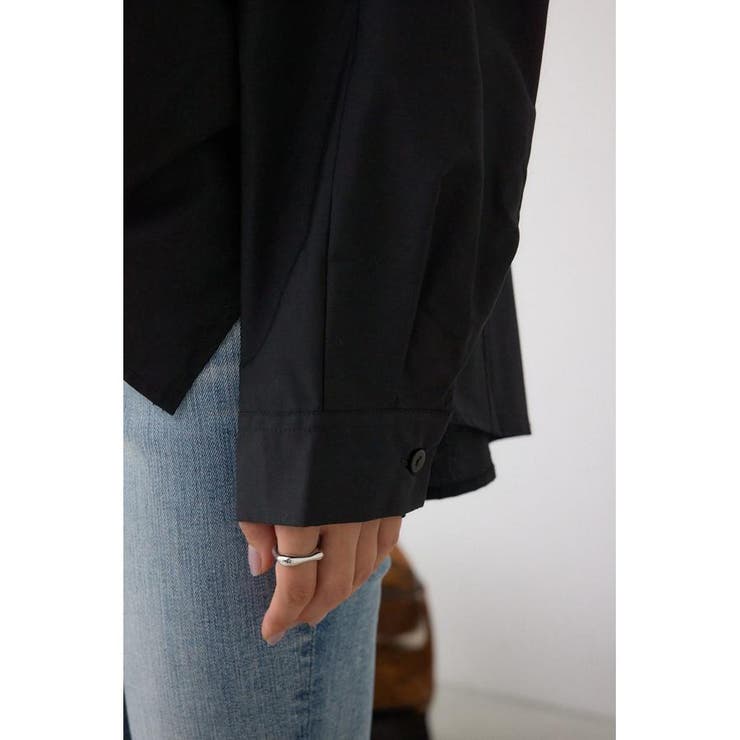 タックヘム長袖コクーンシャツ | AZUL BY MOUSSY | 詳細画像19 