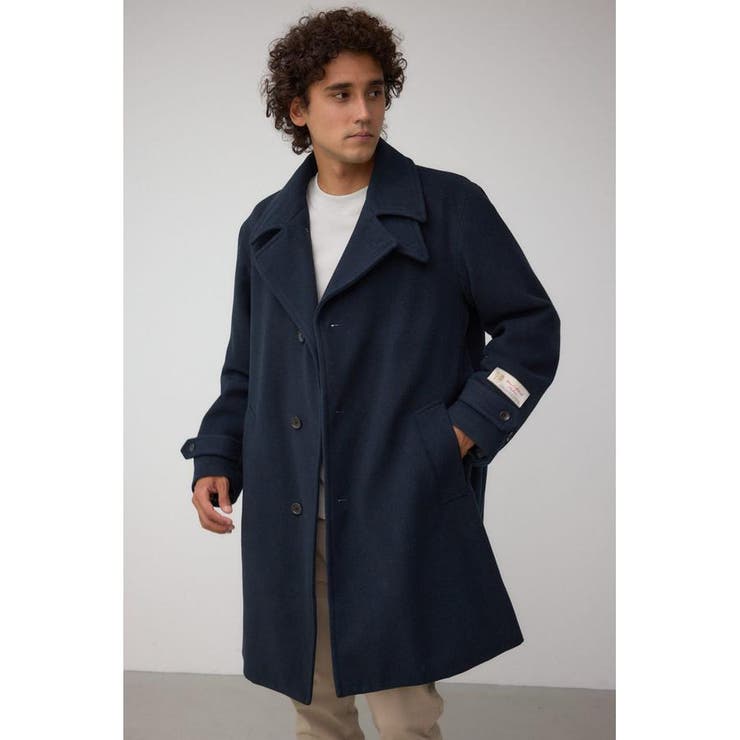 ウール混ステンカラーコート | AZUL BY MOUSSY | 詳細画像18 