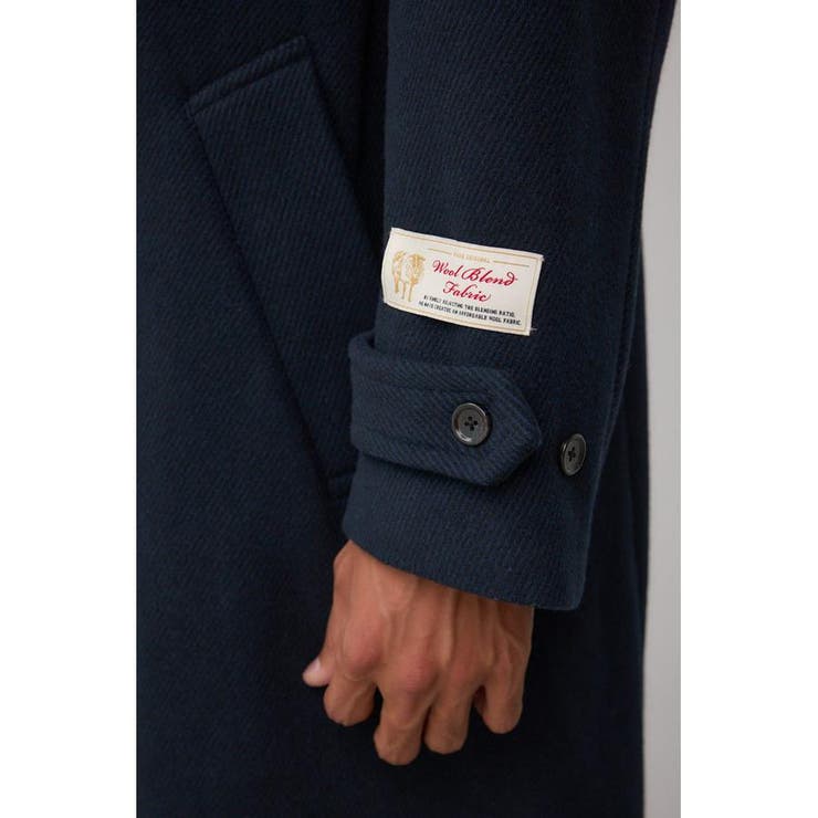 ウール混ステンカラーコート | AZUL BY MOUSSY | 詳細画像25 