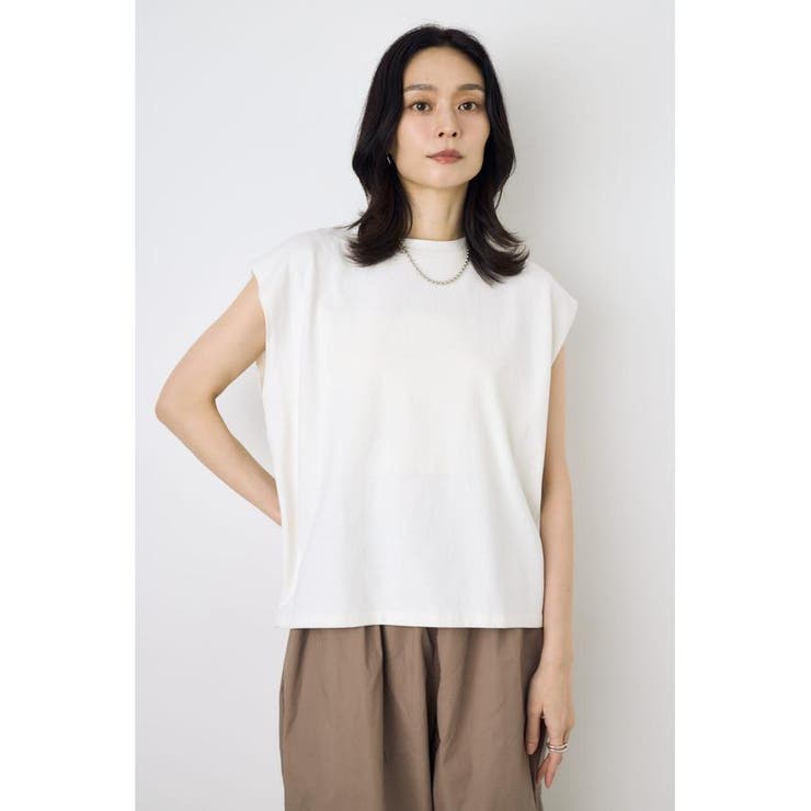 ノースリーブカットトップス | AZUL BY MOUSSY | 詳細画像1 