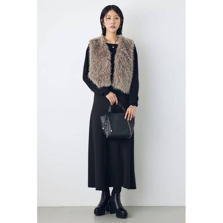 ミックスファーベスト | AZUL BY MOUSSY | 詳細画像29 