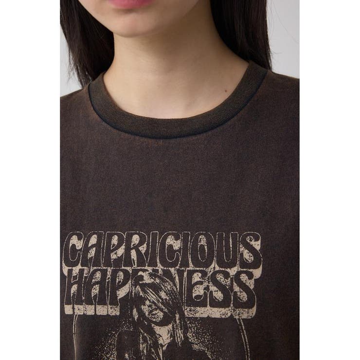 USEDロックルーズTシャツ[品番：AZLW0023323]｜AZUL BY MOUSSY
