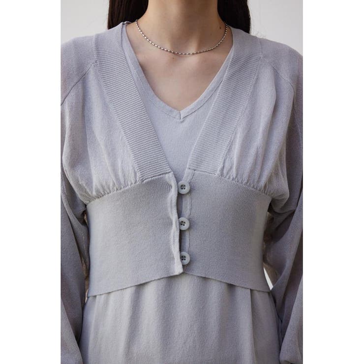 カーデセットニットワンピース | AZUL BY MOUSSY | 詳細画像37 