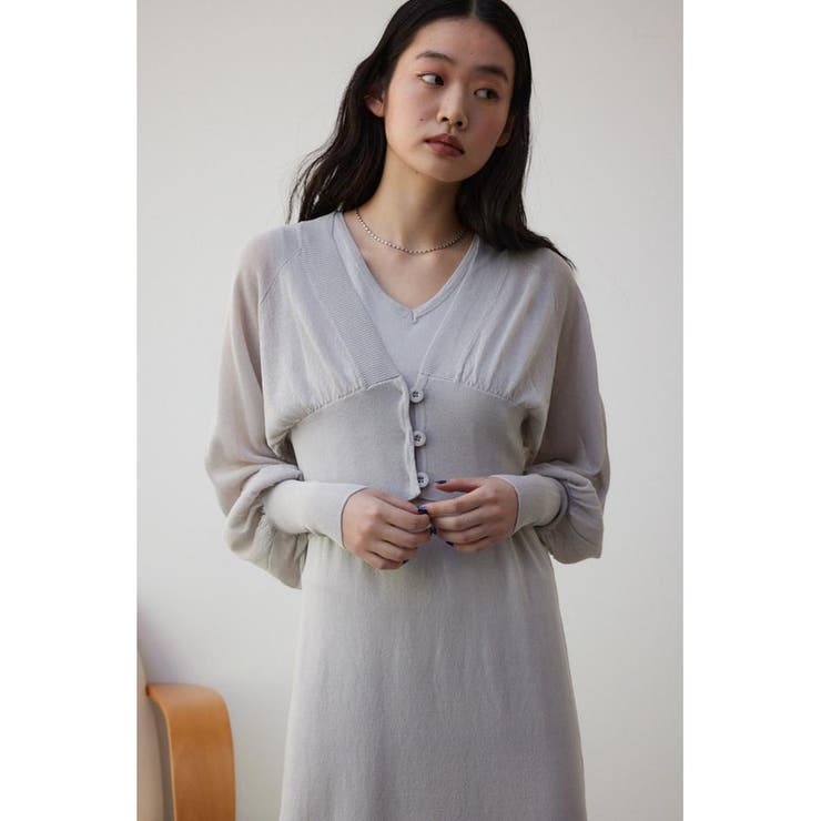 カーデセットニットワンピース | AZUL BY MOUSSY | 詳細画像30 