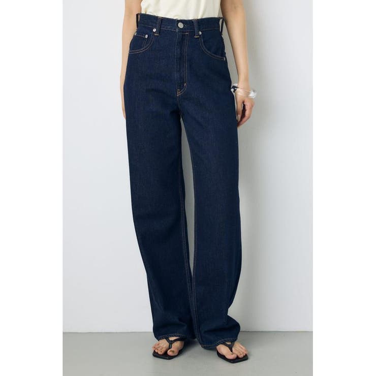 One Wash1 | AZUL DENIM ハイウエストワイドデニム | AZUL BY MOUSSY