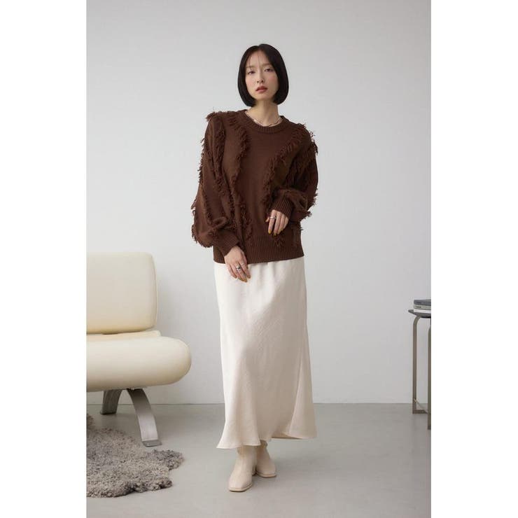 フリンジデザインニットトップス | AZUL BY MOUSSY | 詳細画像14 