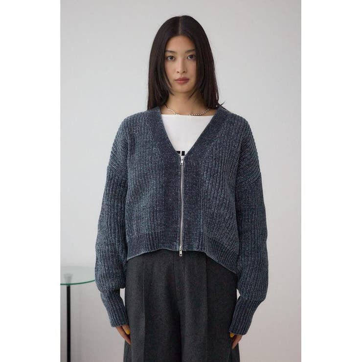 WZIPベロアラメモールカーデ | AZUL BY MOUSSY | 詳細画像27 