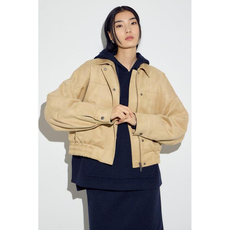 フェイクスエードショートブルゾン | AZUL BY MOUSSY | 詳細画像36 