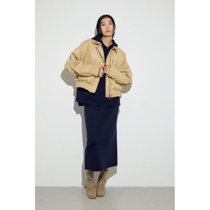 フェイクスエードショートブルゾン | AZUL BY MOUSSY | 詳細画像37 