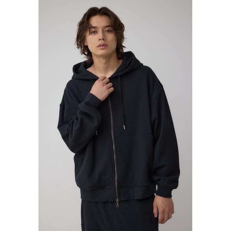 ワイドシルエットZIPUPフーディー | AZUL BY MOUSSY | 詳細画像3 