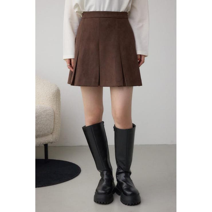 BRN | プリーツスコート | AZUL BY MOUSSY
