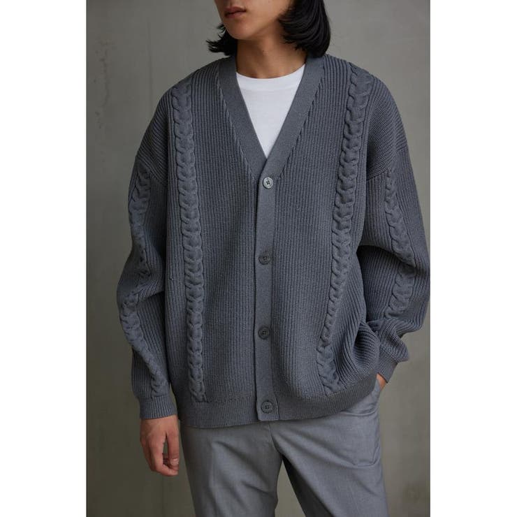 スポンディッシュケーブルカーディガン | AZUL BY MOUSSY | 詳細画像34 