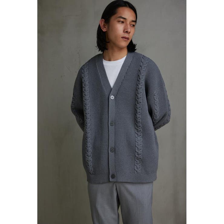 スポンディッシュケーブルカーディガン | AZUL BY MOUSSY | 詳細画像36 