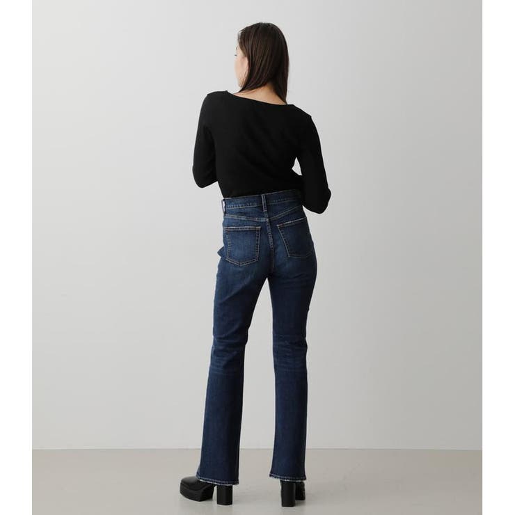 HIGH WAIST DENIM FLARE ２[品番：AZLW0019195]｜AZUL BY MOUSSY