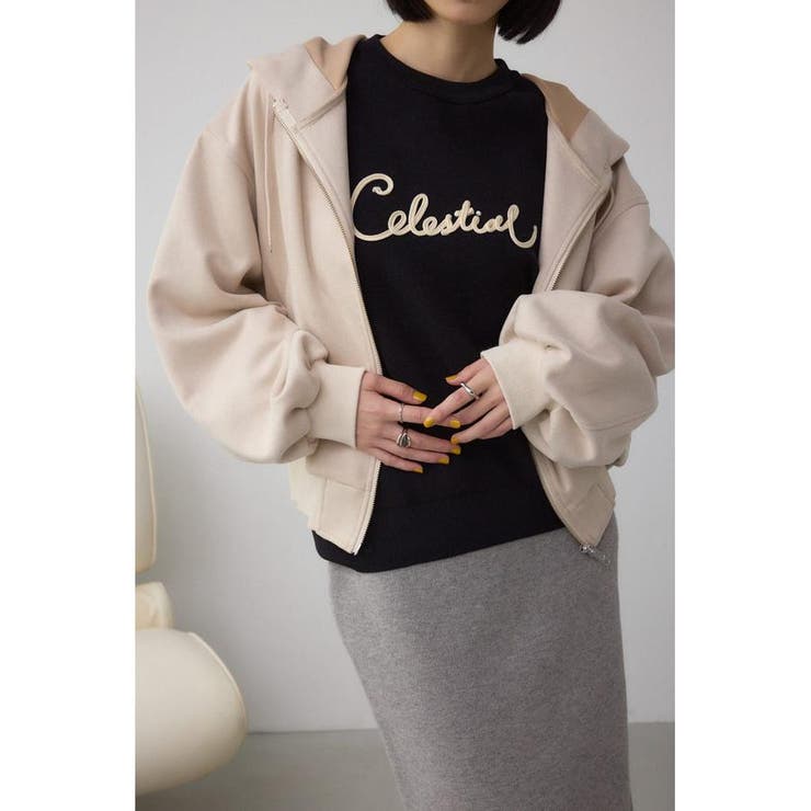 IVOY3 | フェイクスエードフーディブルゾン | AZUL BY MOUSSY