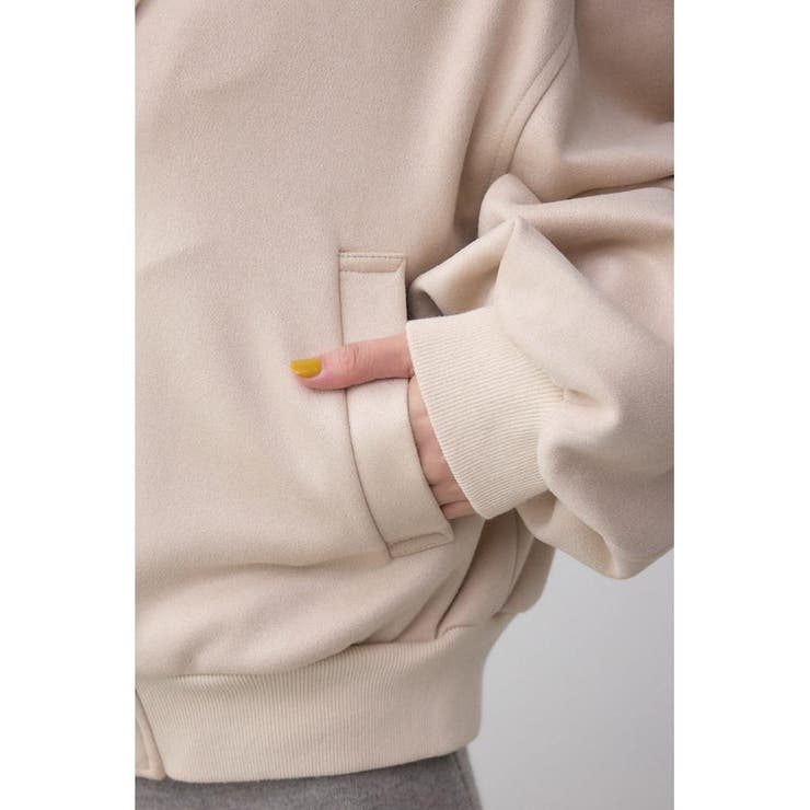 フェイクスエードフーディブルゾン | AZUL BY MOUSSY | 詳細画像13 