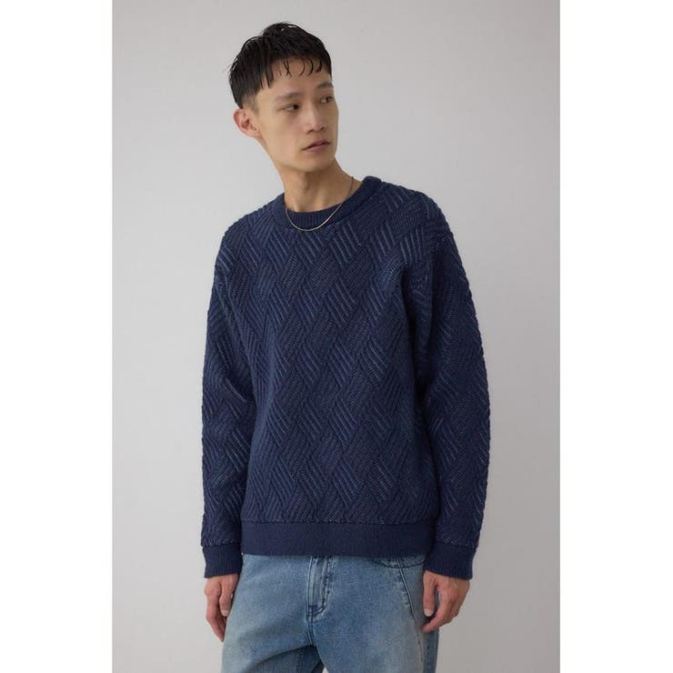 ダイヤ柄ニットトップス | AZUL BY MOUSSY | 詳細画像14 