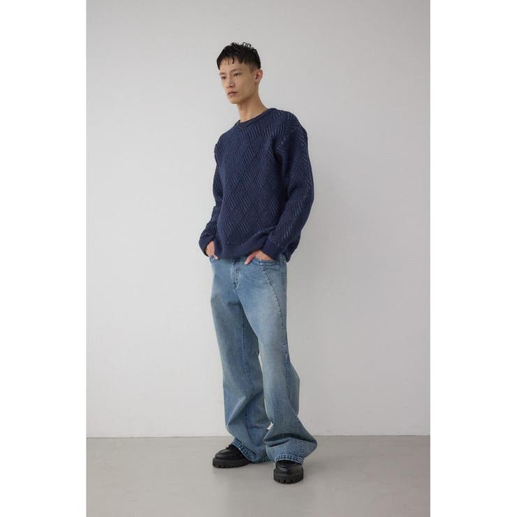 ダイヤ柄ニットトップス | AZUL BY MOUSSY | 詳細画像15 