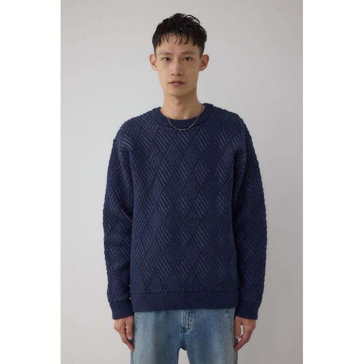 ダイヤ柄ニットトップス | AZUL BY MOUSSY | 詳細画像16 