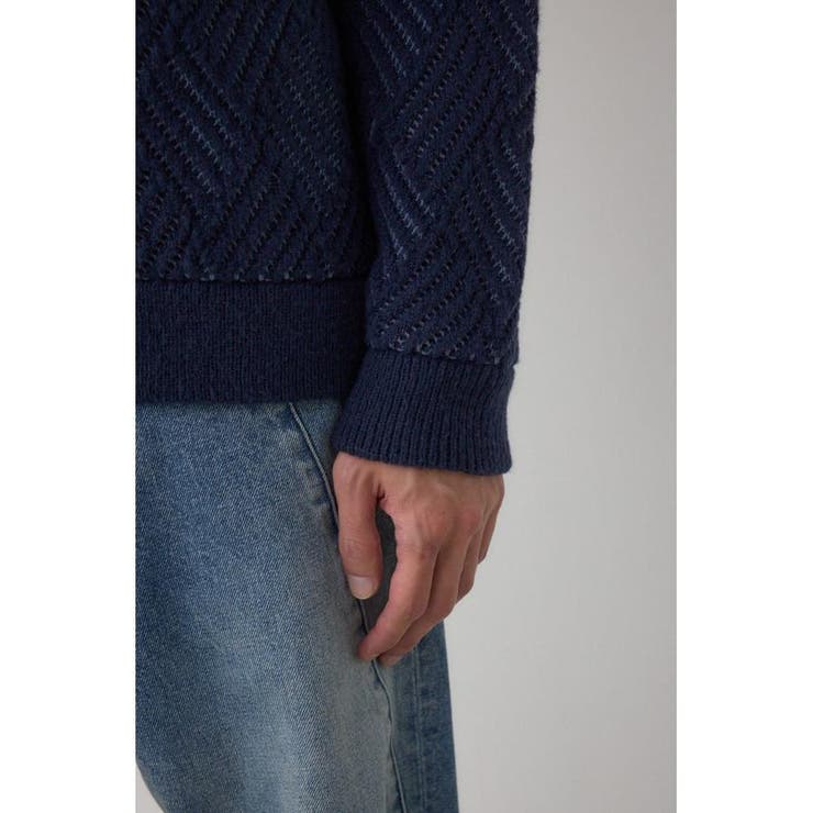 ダイヤ柄ニットトップス | AZUL BY MOUSSY | 詳細画像21 