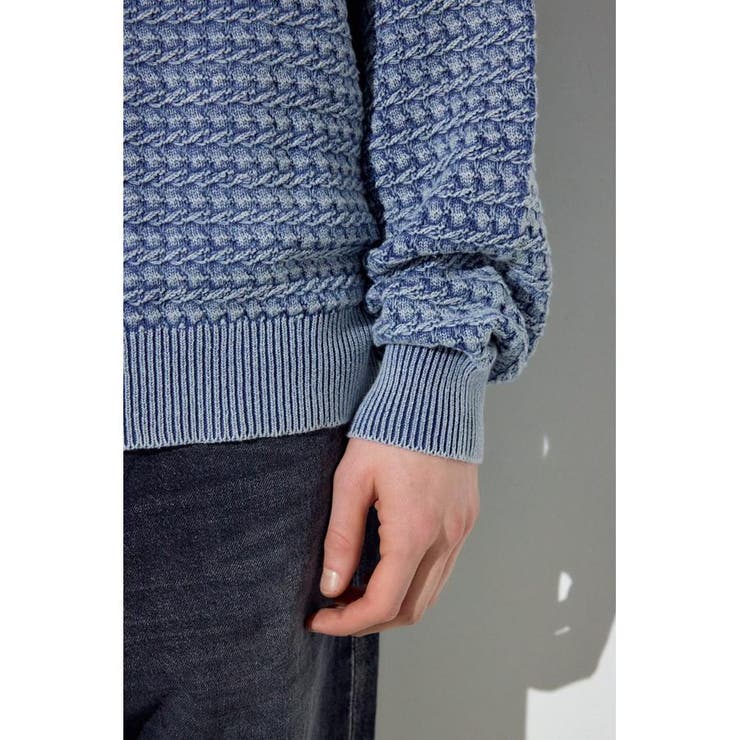 ヴィンテージウォッシュニットポロ | AZUL BY MOUSSY | 詳細画像21 