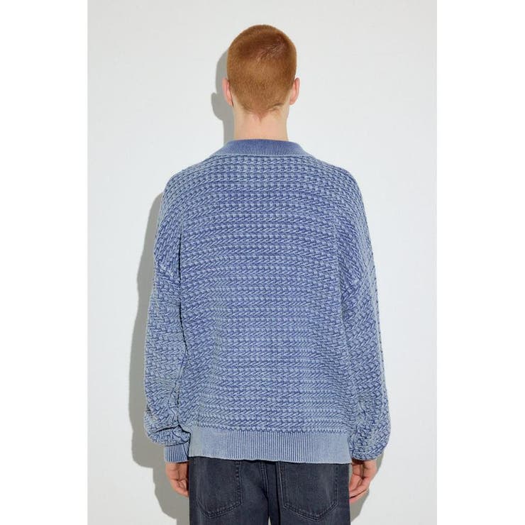 ヴィンテージウォッシュニットポロ | AZUL BY MOUSSY | 詳細画像18 