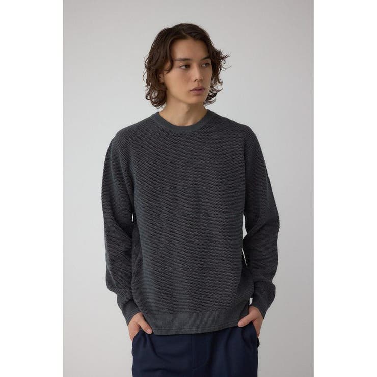 ハニカムクルーネックニット | AZUL BY MOUSSY | 詳細画像36 